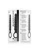 Dilatador Anal Black&Silver Bob Preto