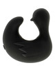 black&silver - duckymania rechargeable silicone stimulating duck thimble