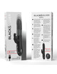 black&silver - kenji vibrador rabbit up & down compatible con watchme