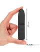 black & silver - geri usb rechargeable vibrating bullet 8 vibrations black 10 x 2.2 cm