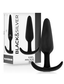 Plug Anal Black&Silver Kael Preto