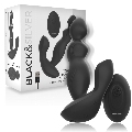 Estimulador da Próstata Black&Silver Cora com Comando Preto