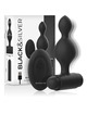 black&silver - tucker pequeÑo plug anal silicona control remoto
