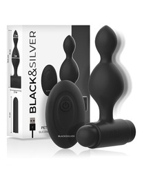 Estimulador da Próstata Black&Silver Tucker com Comando Preto