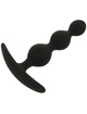 black&silver - rupert cadena bolas anales 10 cm
