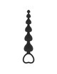 black&silver - mila cadena anal de corazones 18 cm