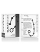 black&silver - korg anal rosary silicone initiation 21 cm