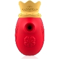 intense - clitoris stimulator 10 suction and licking modes - red