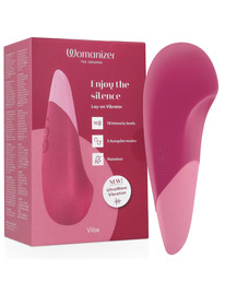 womanizer - vibe lay-on silent vibrator dusky pink