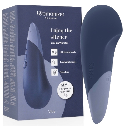 Estimulador de Clitóris Womanizer Vibe Lay-On Azul