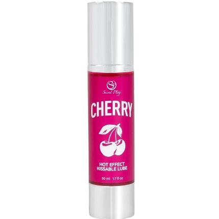 secretplay - lubricante efecto calor cereza 50 ml