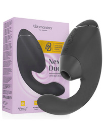 womanizer - duo next dual clitoral & g-spot stimulator black