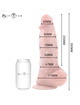Dildo Realístico Mr Intense Spencer Bege 28 cm
