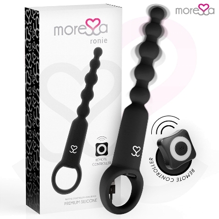 moressa - ronie potente rosario anal control remoto negro