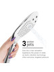 womanizer - wave clitoral stimulating shower head chrome