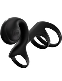 Cockring Snail Vibe Jovi Arc com Comando Preto