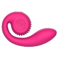 snail vibe - gizi lite dual g-spot & clitoral pink vibrator