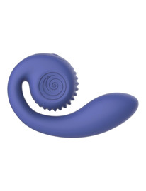snail vibe - gizi lite dual g-spot & clitoral purple vibrator