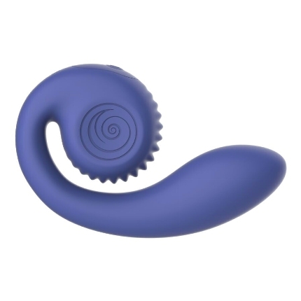 snail vibe - gizi lite dual g-spot & clitoral purple vibrator