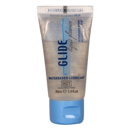 hot - glide liquid pleasure waterbased lubricant 30 ml