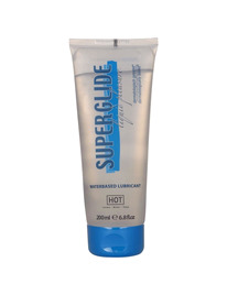 hot - superglide liquid pleasure waterbased lubricant 200 ml