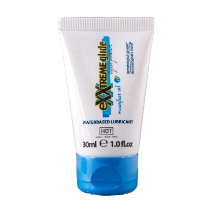 hot - exxtreme glide waterbased lubricant + comfort oil a+ 30 ml