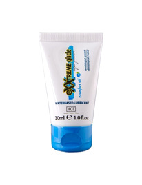 hot - exxtreme glide lubricante base agua + aceite confort a+ 30 ml