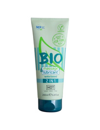 hot - bio massage & lubricant waterbased 2 in 1 200 ml