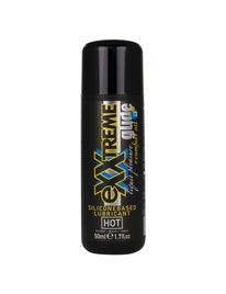 hot - exxtreme glide lubricante base silicona + aceite confort a+ 50 ml