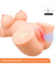Intense deep touch - vero torso anus and vagina with suction, heat, vibration and voice effects with remote control 5.5 kg