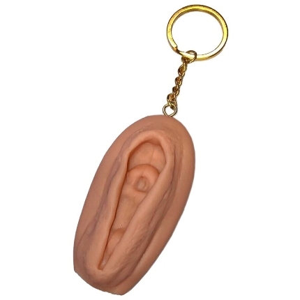 Chaveiro Diablo Picante Vagina Bege