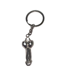 Chaveiro Diablo Picante Pénis Metal Prateado
