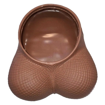 Saco Diablo Picante Testículos Castanho
