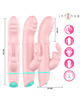intense - alvin rabbit stimulator & rolling vibrator + oscillating