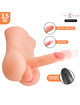 intense deep touch - damien torso with anus and realistic dildo with pushing and vibration remote control 3.5 kg