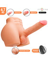 intense deep touch - richie torso with anus and realistic dildo with pushing and vibration remote control 4.7 kg