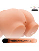 intense deep touch - richie torso with anus and realistic dildo with pushing and vibration remote control 4.7 kg