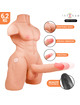 intense deep touch - marty torso with anus and realistic dildo with pushing and vibration, remote control, 6.2 kg