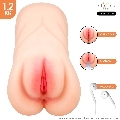 intense deep touch - krista vaginal masturbator with suction, vibration and voice effect 1.2 kg