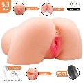 intense deep touch - ginger vaginal masturbator with suction, heat, vibration and voice effects with remote control 5.3 kg