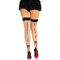 Meias de Liga Leg Avenue Spandex Preta