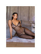 Leg Avenue - 89375 Crotchless Fishnet Bodystocking Black - One Size
