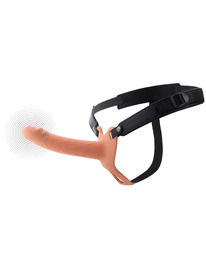Strap On Hidden Desire Inferno com Vibração 18 Cm
