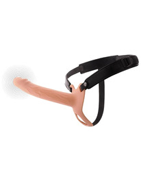 Strap On Hidden Desire Inferno com Vibração 20 Cm