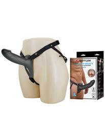 Pretty Love - Landon Black Vibrating Strap-On