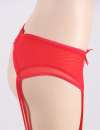 Straps-of-Alloy Red with Dual Mesh Layer Size Large 165007TG