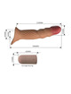 Pretty Love - Textured Penis Sleeve With Vibration And Remote Control