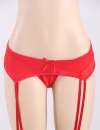 Straps-of-Alloy Red with Dual Mesh Layer Size Large 165007TG