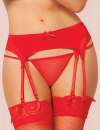 Straps-of-Alloy Red with Dual Mesh Layer Size Large 165007TG