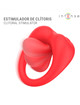 Intense - Russell Vibrating Penis Ring With Clitoris Stimulation Red